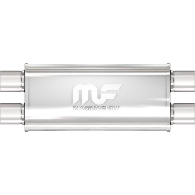 5 X 8 in. Oval Straight-Through Performance Exhaust Muffler