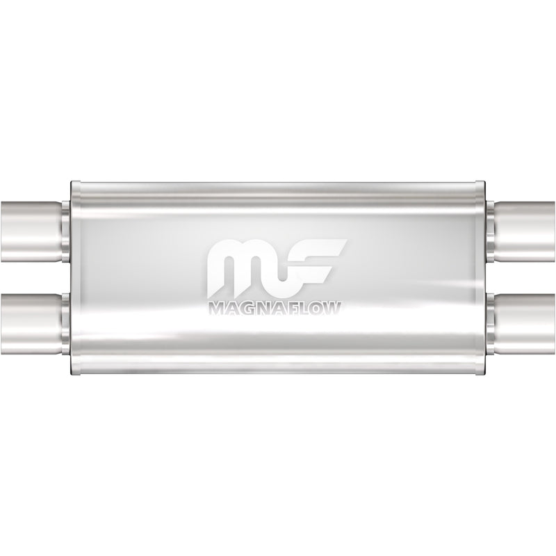 5 X 8 in. Oval Straight-Through Performance Exhaust Muffler