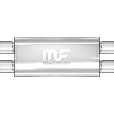 5 X 8 in. Oval Straight-Through Performance Exhaust Muffler