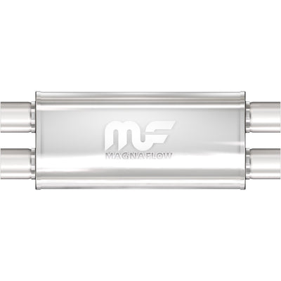 5 X 8 in. Oval Straight-Through Performance Exhaust Muffler