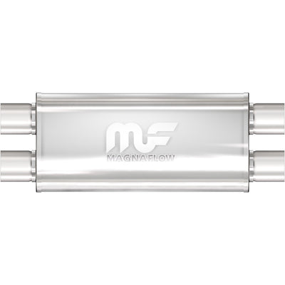 5 X 8 in. Oval Straight-Through Performance Exhaust Muffler
