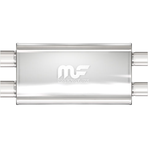 5 X 11 in. Oval Straight-Through Performance Exhaust Muffler