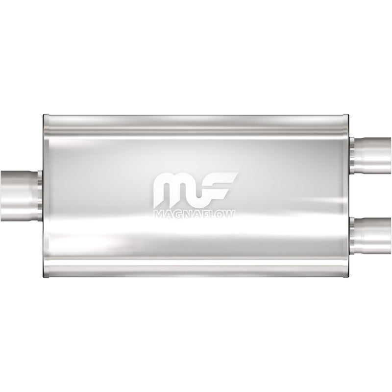 5 X 11 in. Oval Straight-Through Performance Exhaust Muffler