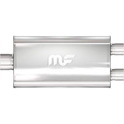 5 X 11 in. Oval Straight-Through Performance Exhaust Muffler