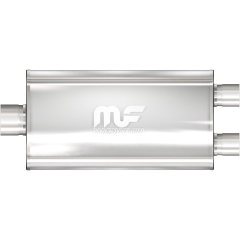 5 X 11 in. Oval Straight-Through Performance Exhaust Muffler