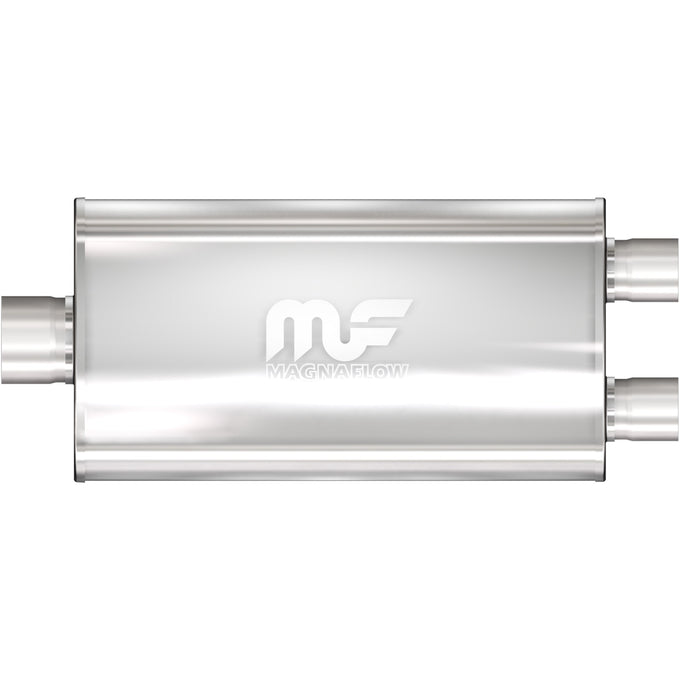 5 X 11 in. Oval Straight-Through Performance Exhaust Muffler