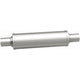 7 X 7 in. Round Straight-Through Performance Exhaust Muffler