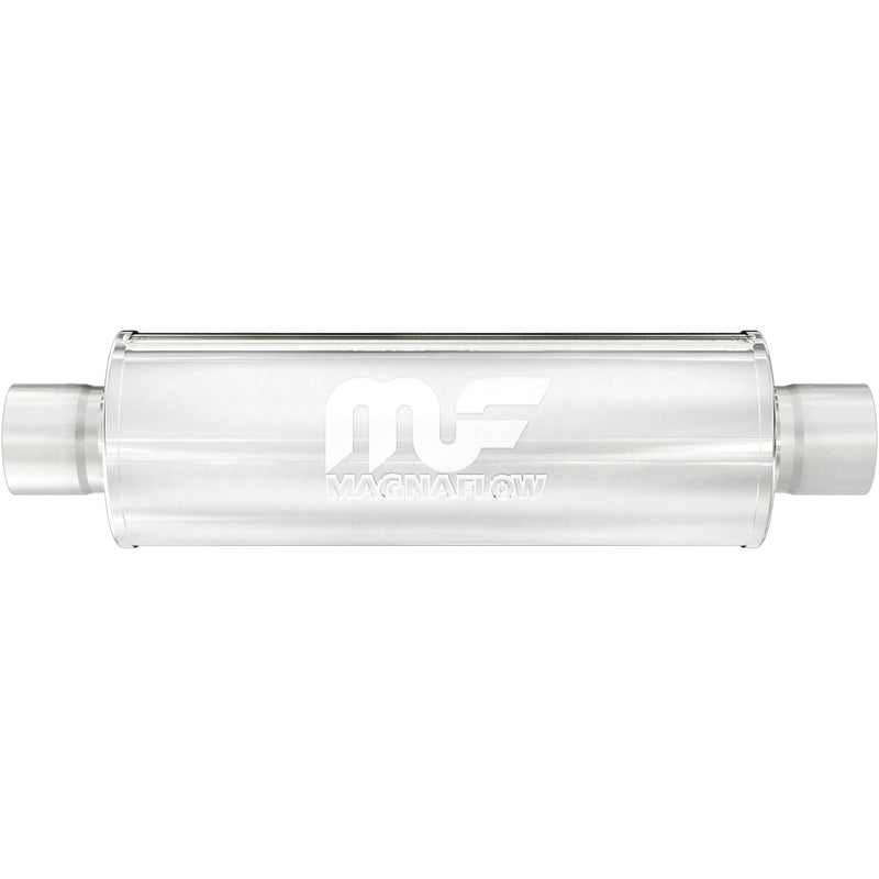 7 in. Round Straight-Through Performance Exhaust Muffler