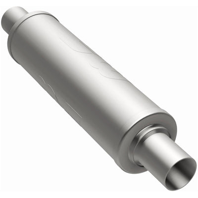 7 in. Round Straight-Through Performance Exhaust Muffler