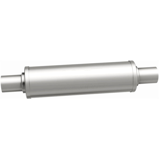 7 in. Round Straight-Through Performance Exhaust Muffler