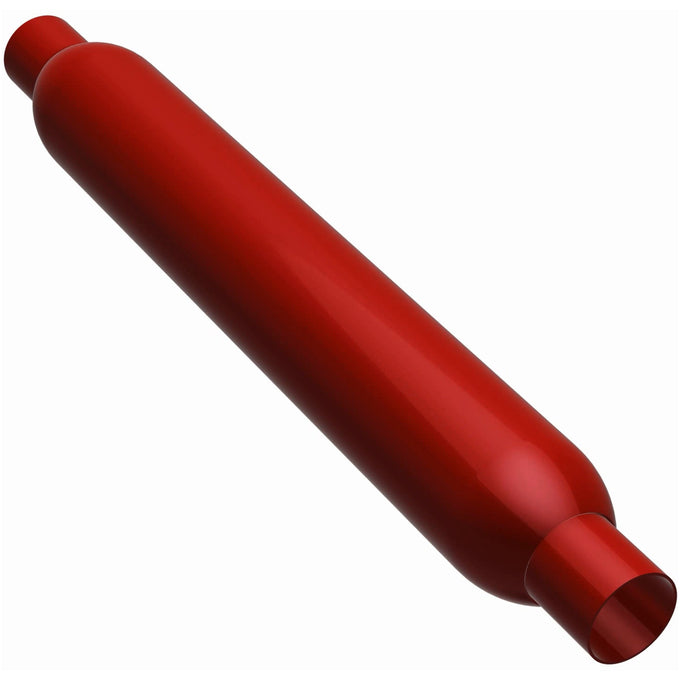 Redpack 3.5 in. Round Glasspack Performance Exhaust Muffler