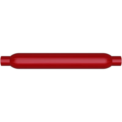Redpack 3.5 in. Round Glasspack Performance Exhaust Muffler <br>77-85 Buick LeSabre, Oldsmobile 98, Bonneville,