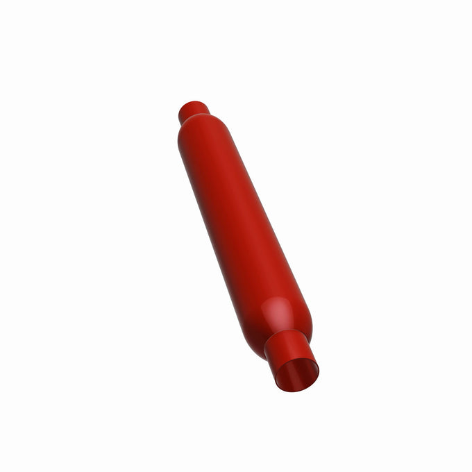Redpack 3.5 in. Round Glasspack Performance Exhaust Muffler