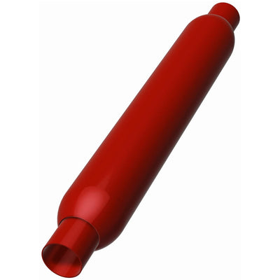 Redpack 3.5 in. Round Glasspack Performance Exhaust Muffler