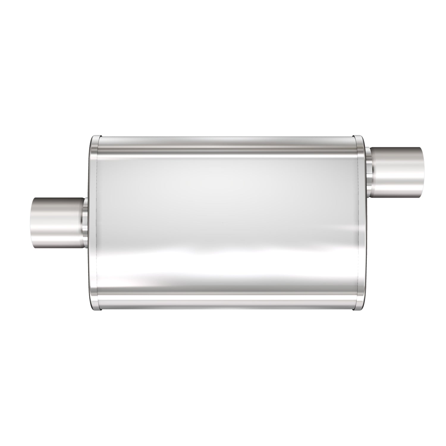 XL 4 X 9 in. Oval Multi-Chamber Performance Exhaust Muffler <br>87-95, 97-00 Jeep Wrangler 2.5L, 4.0L