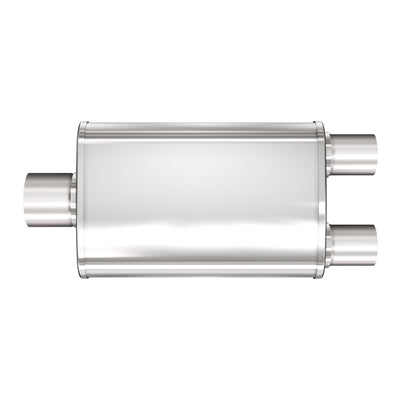 XL 4 X 9 in. Oval Multi-Chamber Performance Exhaust Muffler<br> 94-95 Chevy, GMC C/K-1500, 2500, 87-96 Ford F-150