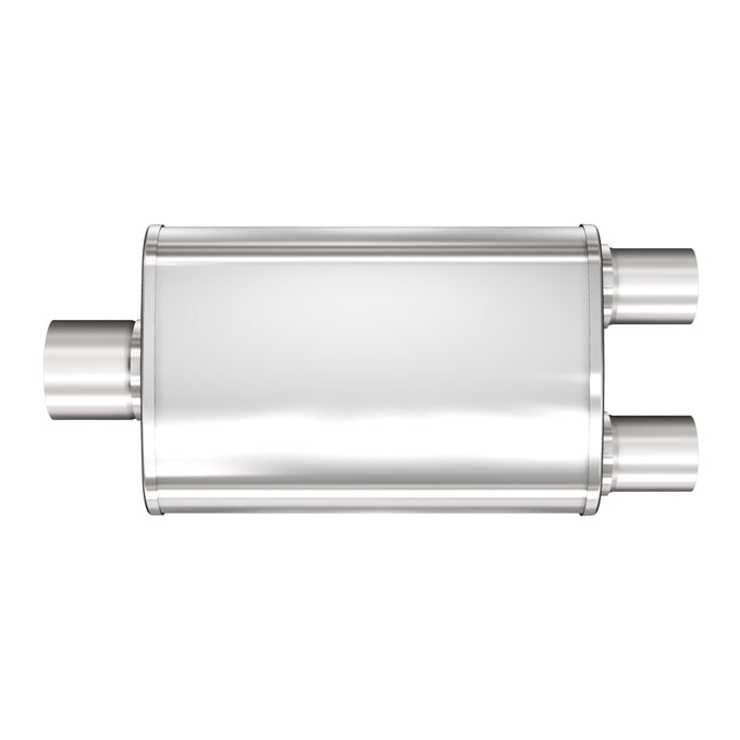 XL 4 X 9 in. Oval Multi-Chamber Performance Exhaust Muffler<br> 94-95 Chevy, GMC C/K-1500, 2500, 87-96 Ford F-150