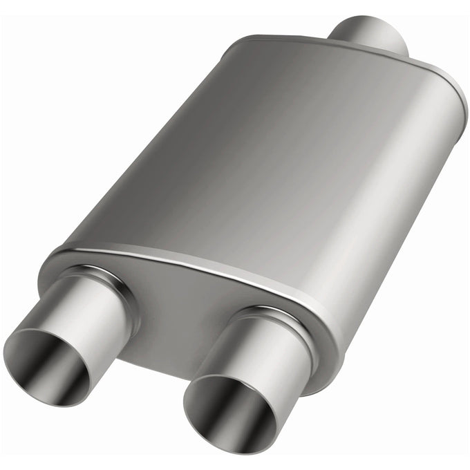 XL 4 X 9 in. Oval Multi-Chamber Performance Exhaust Muffler<br> 94-95 Chevy, GMC C/K-1500, 2500, 87-96 Ford F-150