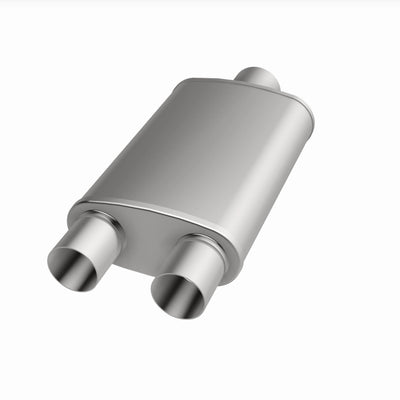 XL 4 X 9 in. Oval Multi-Chamber Performance Exhaust Muffler<br> 94-95 Chevy, GMC C/K-1500, 2500, 87-96 Ford F-150
