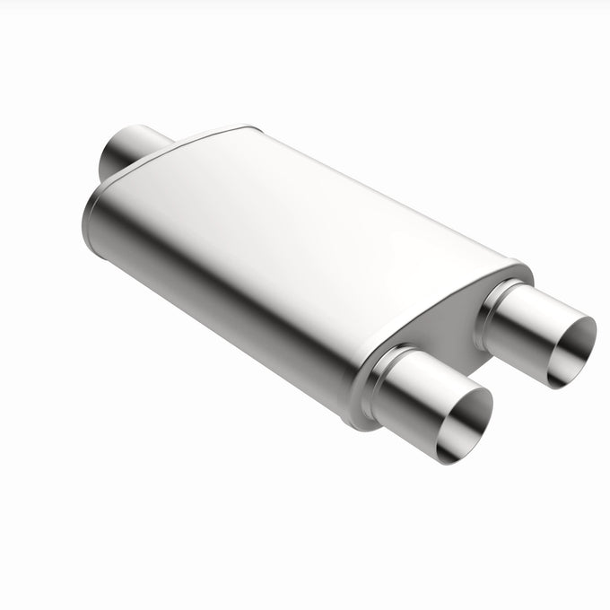 XL 4 X 9 in. Oval Multi-Chamber Performance Exhaust Muffler<br> 94-95 Chevy, GMC C/K-1500, 2500, 87-96 Ford F-150