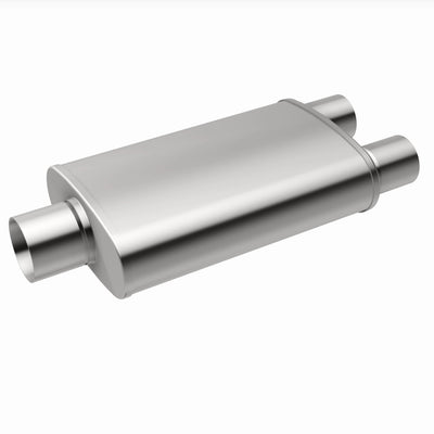 XL 4 X 9 in. Oval Multi-Chamber Performance Exhaust Muffler<br> 94-95 Chevy, GMC C/K-1500, 2500, 87-96 Ford F-150