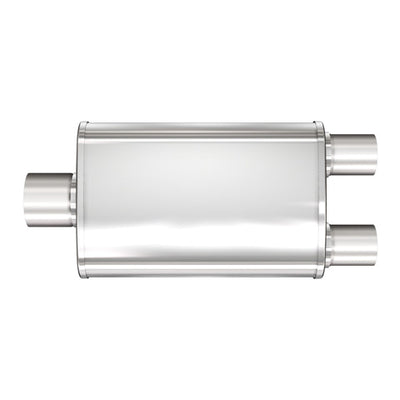 XL 4 X 9 in. Oval Multi-Chamber Performance Exhaust Muffler<br> 94-95 Chevy, GMC C/K-1500, 2500, 87-96 Ford F-150