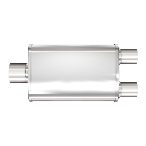 XL 4 X 9 in. Oval Multi-Chamber Performance Exhaust Muffler<br> 94-95 Chevy, GMC C/K-1500, 2500, 87-96 Ford F-150