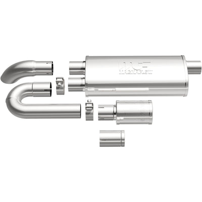 5 X 8 in. Oval Straight-Through Performance Exhaust Muffler
