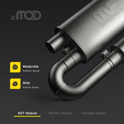 5 X 8 in. Oval Straight-Through Performance Exhaust Muffler