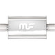 5 X 8 in. Oval Straight-Through Performance Exhaust Muffler