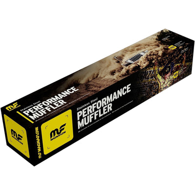 4 in. Round Straight-Through Performance Exhaust Muffler