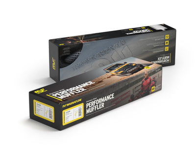 5 X 8 in. Oval Straight-Through Performance Exhaust Muffler