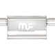 5 X 8 in. Oval Straight-Through Performance Exhaust Muffler