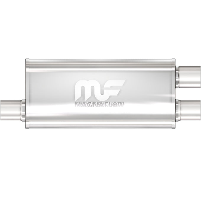 5 X 8 in. Oval Straight-Through Performance Exhaust Muffler