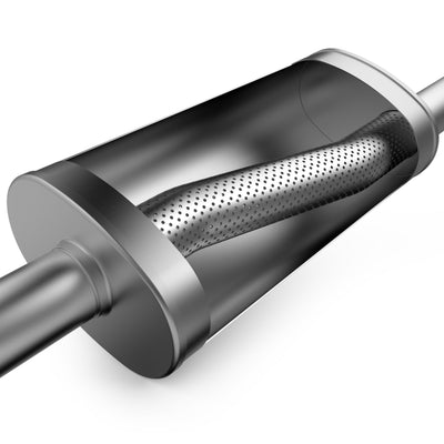 4 X 9 in. Oval Straight-Through Performance Exhaust Muffler