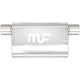 4 X 9 in. Oval Straight-Through Performance Exhaust Muffler