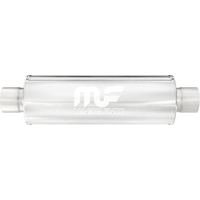 4 in. Round Straight-Through Performance Exhaust Muffler