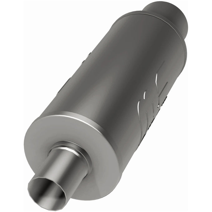 Street 6 in. Round Straight-Through Performance Exhaust Muffler
