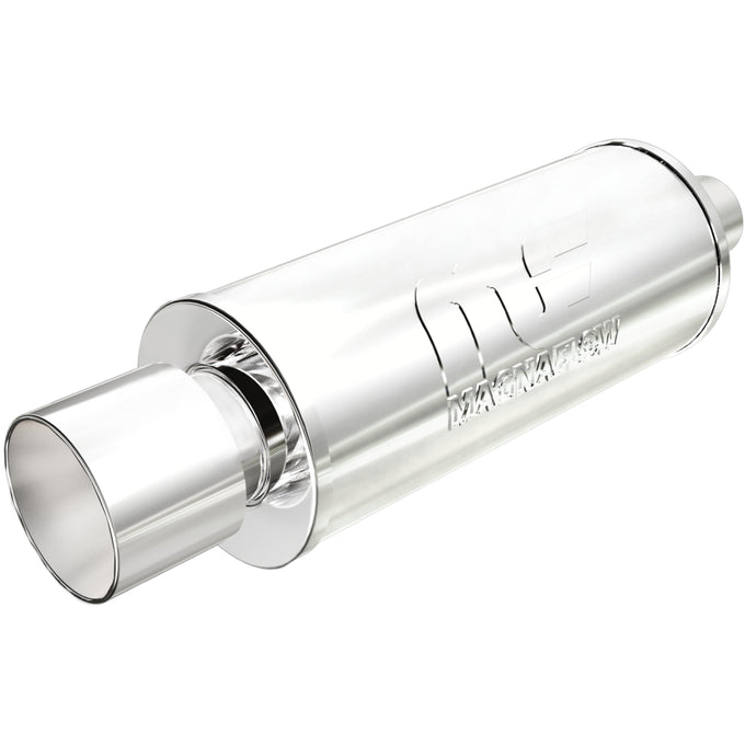 Street 6 in. Round Straight-Through Performance Exhaust Muffler