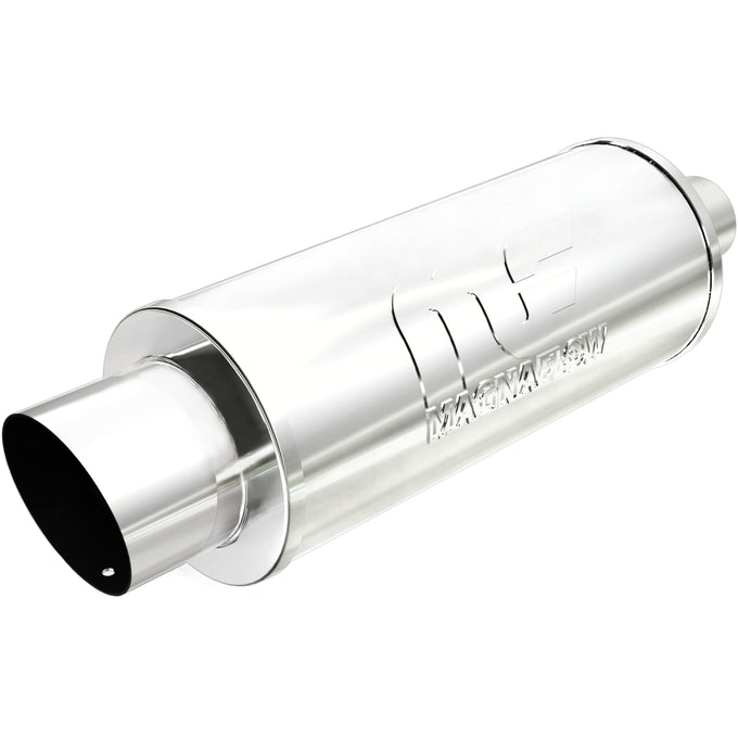 Street 6 in. Round Straight-Through Performance Exhaust Muffler