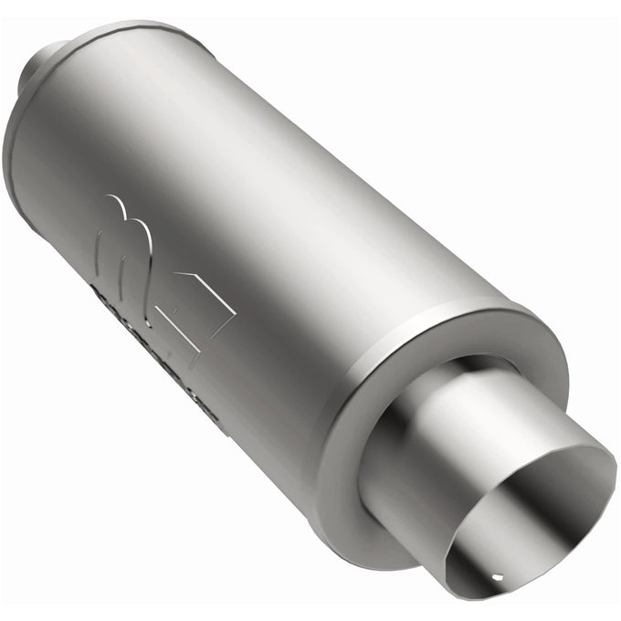 Street 6 in. Round Straight-Through Performance Exhaust Muffler
