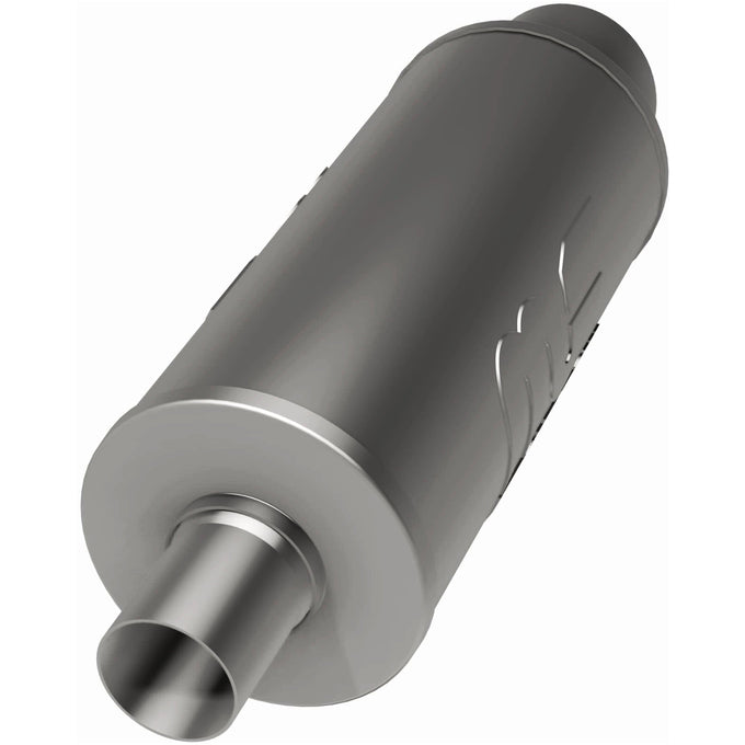 Street 6 in. Round Straight-Through Performance Exhaust Muffler