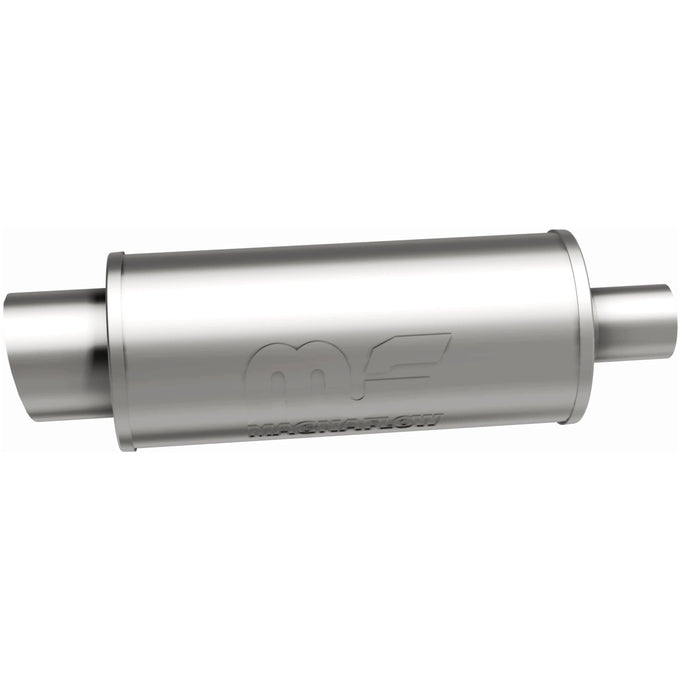 Street 6 in. Round Straight-Through Performance Exhaust Muffler