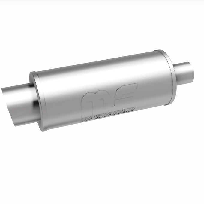 Street 6 in. Round Straight-Through Performance Exhaust Muffler
