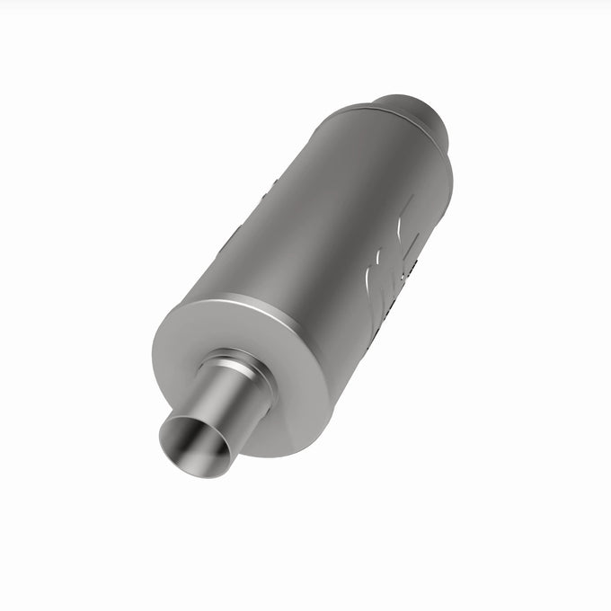 Street 6 in. Round Straight-Through Performance Exhaust Muffler