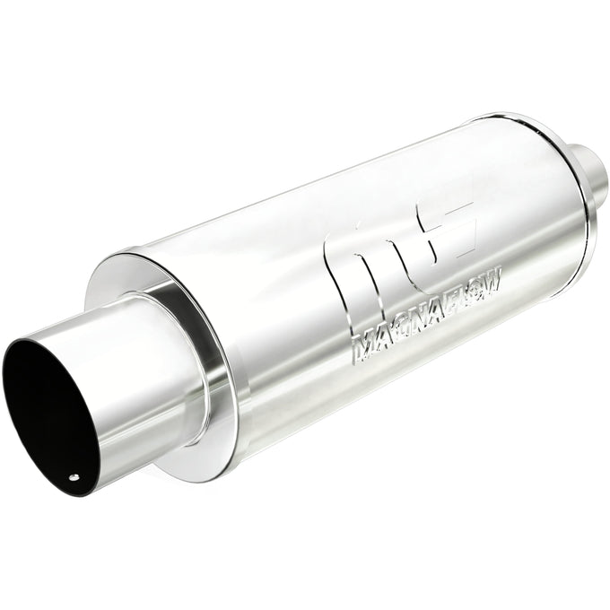 Street 6 in. Round Straight-Through Performance Exhaust Muffler