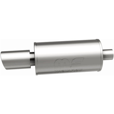 Street 7 in. Round Straight-Through Performance Exhaust Muffler