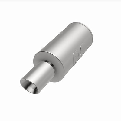 Street 7 in. Round Straight-Through Performance Exhaust Muffler