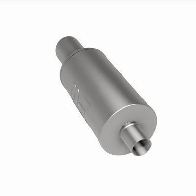Street 7 in. Round Straight-Through Performance Exhaust Muffler