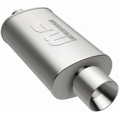 Street 5 X 8 in. Oval Straight-Through Performance Exhaust Muffler